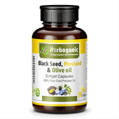 Black Seed, Mustard & Olive Softgel Capsules