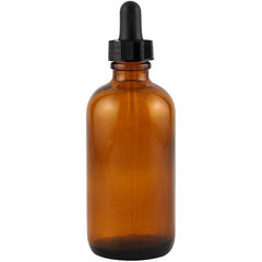 4 oz GLASS AMBER BOTTLES