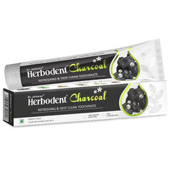 Charcoal Toothpaste | Whitens Teeth & Fresh Breath: No Bleach, No Fluoride | Activated Bamboo Charcoal & Organic Herbs