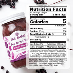 True Sea Moss – Elderberry - Sea Moss Gel