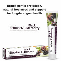 Black Elderberry Toothpaste | Toothpaste with the goodness of Black Elderberry | SLS FREE | 5 Organic Herbs