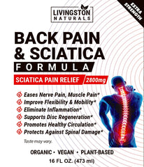 BACK PAIN & SCIATICA FORMULA - 16oz