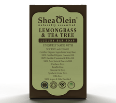 Lemongrass & Tea Tree Essential Oil Luxury Bar Soap - 8oz