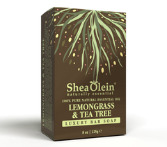 Lemongrass & Tea Tree Essential Oil Luxury Bar Soap - 8oz