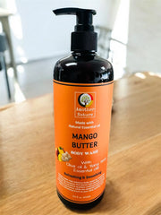 Mango Butter - Body Wash Infuse with Olive oil & Ylang Ylang Essential oil - 16oz