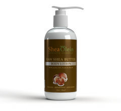 Raw Shea Butter Body Lotion with Jojoba, Frankincense & Myrrh - 12oz