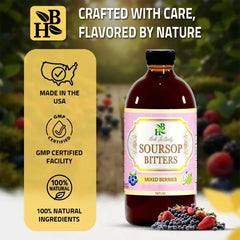 Soursop Bitters Mixed Berries 16oz
