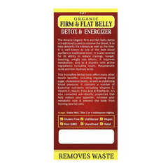 Organic Firm & Flat Belly Detox & Energizer, Burn Body Fat & Remove Waste 16 oz.