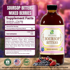 Soursop Bitters Mixed Berries 16oz