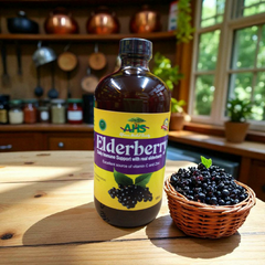 Elderberry (AHS)Daily Immune Support with real elderberry
Excellent source of vitamin C and Zinc