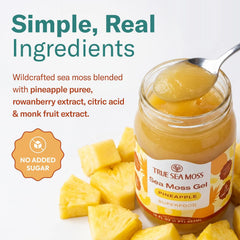 True Sea Moss – Pineapple - Sea Moss Gel
