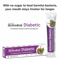 Diabetic Toothpaste | Toothpaste specially crafted for Diabetics | SLS & SUGAR FREE Formula