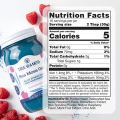 True Sea Moss – Blue Spirulina/Raspberry - Sea Moss Gel