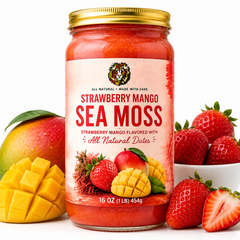 Sea Moss Gel - Strawberry Mango