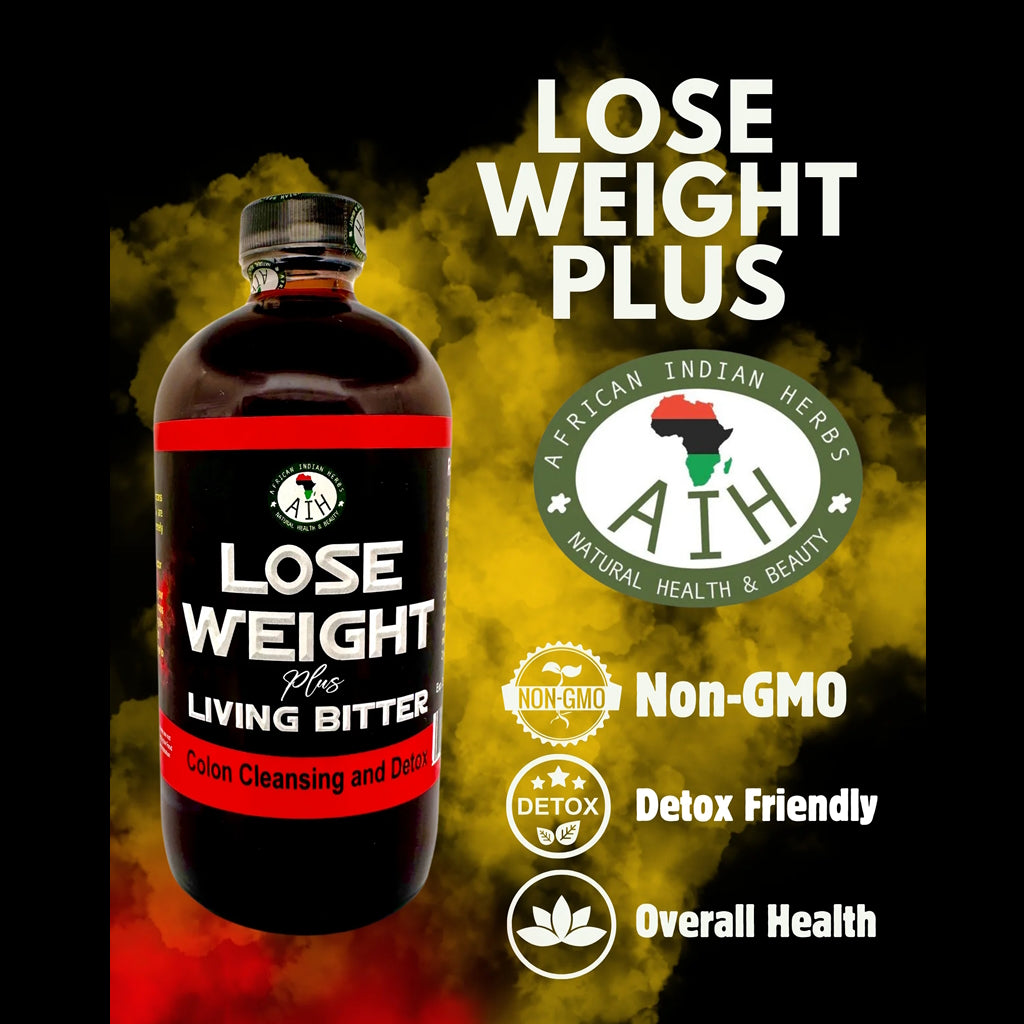 LOSE WEIGHT PLUS LIVING BITTERS COLON CLEANSING AND DETOX