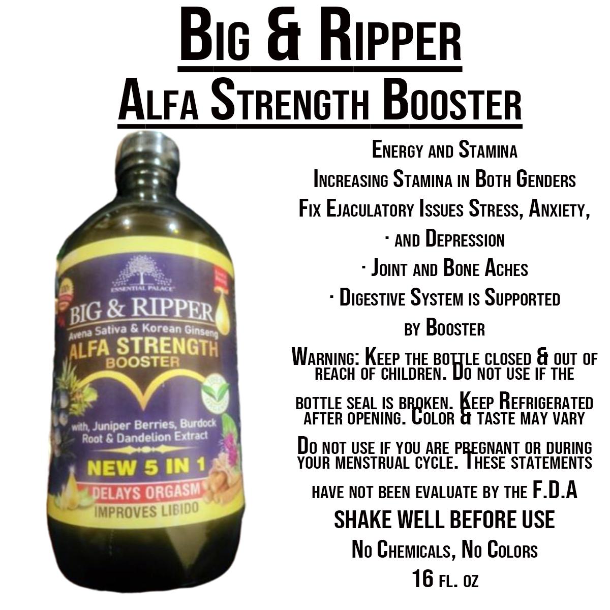 Big & Ripper Alfa Strength Booster
