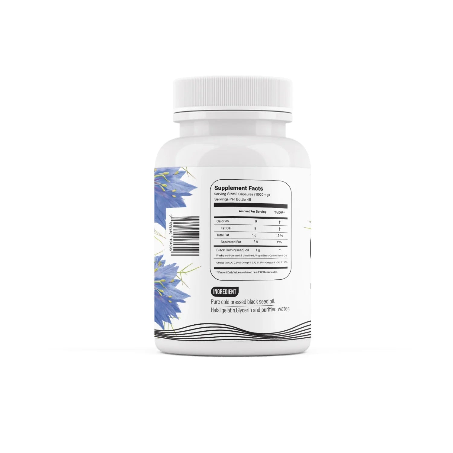 Black Seed Oil Gelcaps - 500mg