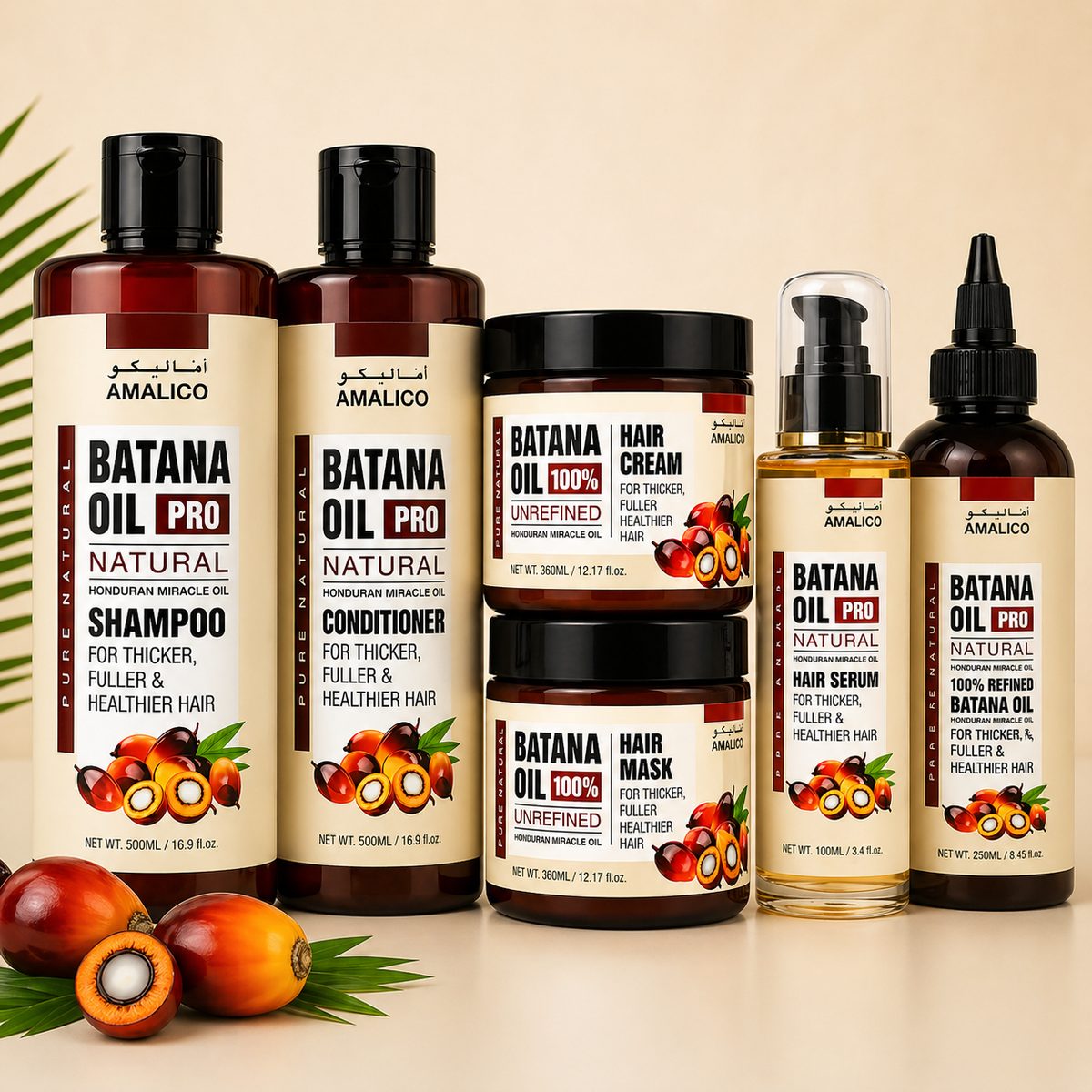 6pc. Batana Oil Set - Honduran Miracle Oil