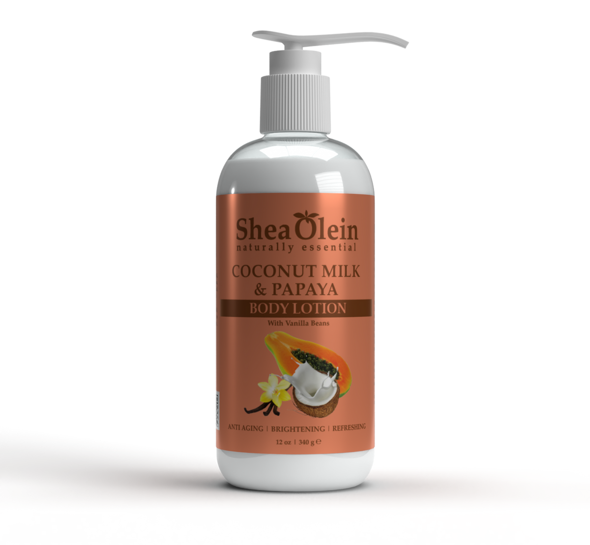 Coconut Milk & Papaya Body Lotion with Vanilla Beans - 12oz