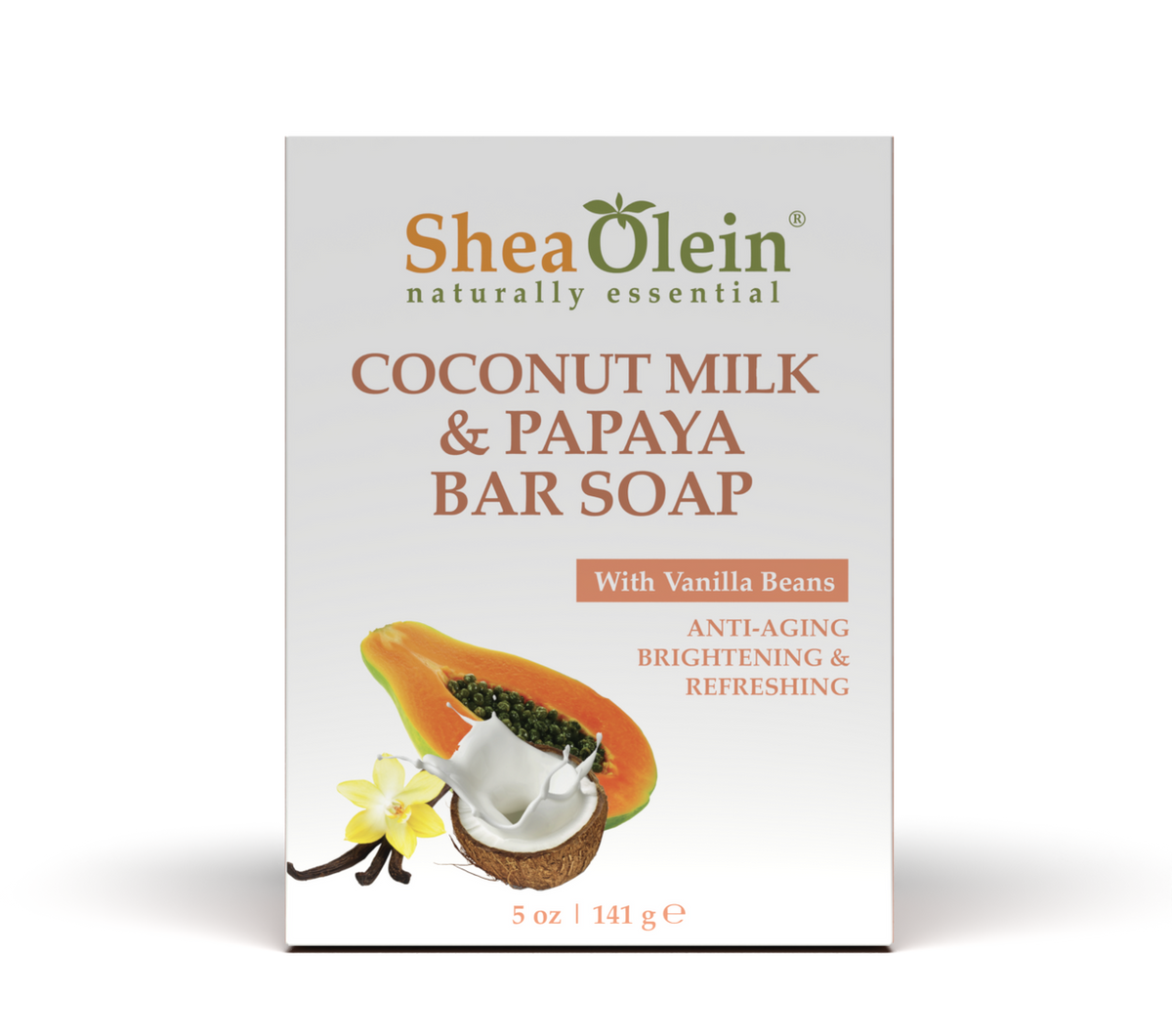 Coconut Milk & Papaya Beauty Bar with Vanilla Beans
