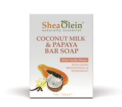 Coconut Milk & Papaya Beauty Bar with Vanilla Beans