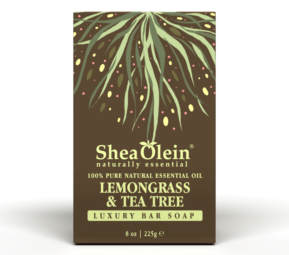 Lemongrass & Tea Tree Essential Oil Luxury Bar Soap - 8oz