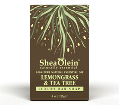 Lemongrass & Tea Tree Essential Oil Luxury Bar Soap - 8oz