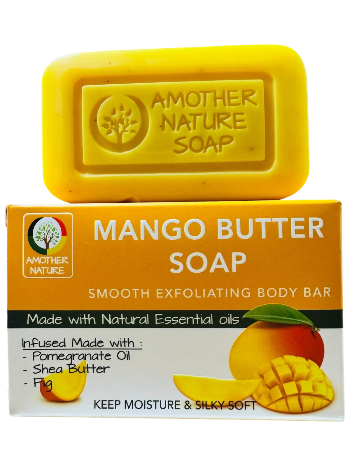 Mango Butter Soap - Smooth Exfoliating Body Bar