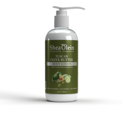 Organic Tuscan Olive Butter Body Lotion with Avocado Oil & Cucumber Peel - 12oz
