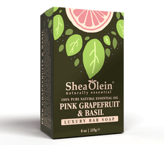 Pink Grapefruit and Basil Essential Oil Luxury Bar Soap - 8oz