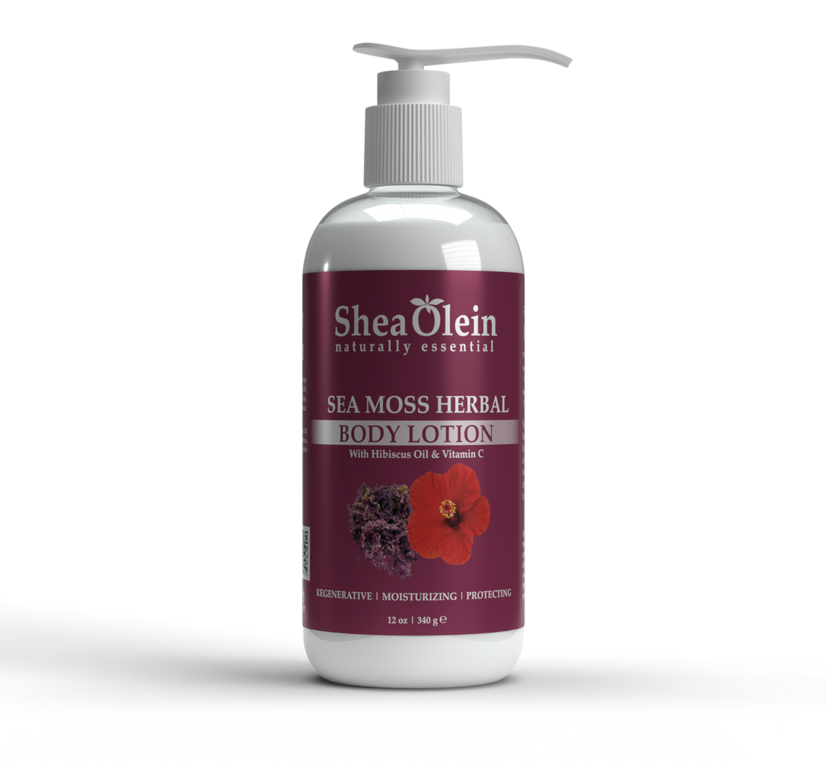 Sea Moss Herbal Body Lotion with Hibiscus Oil & Vitamin C - 12oz