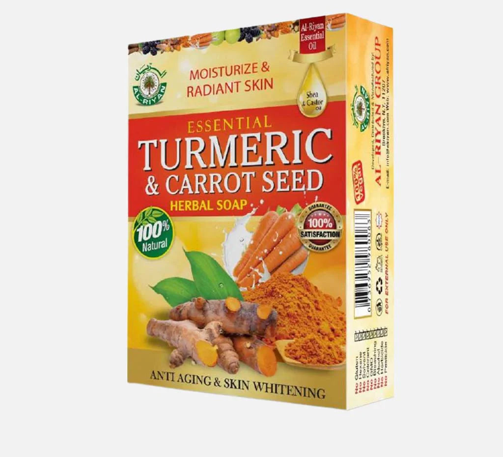 Essential Turmeric & Carrot Seed Herbal Soap - 6.3oz