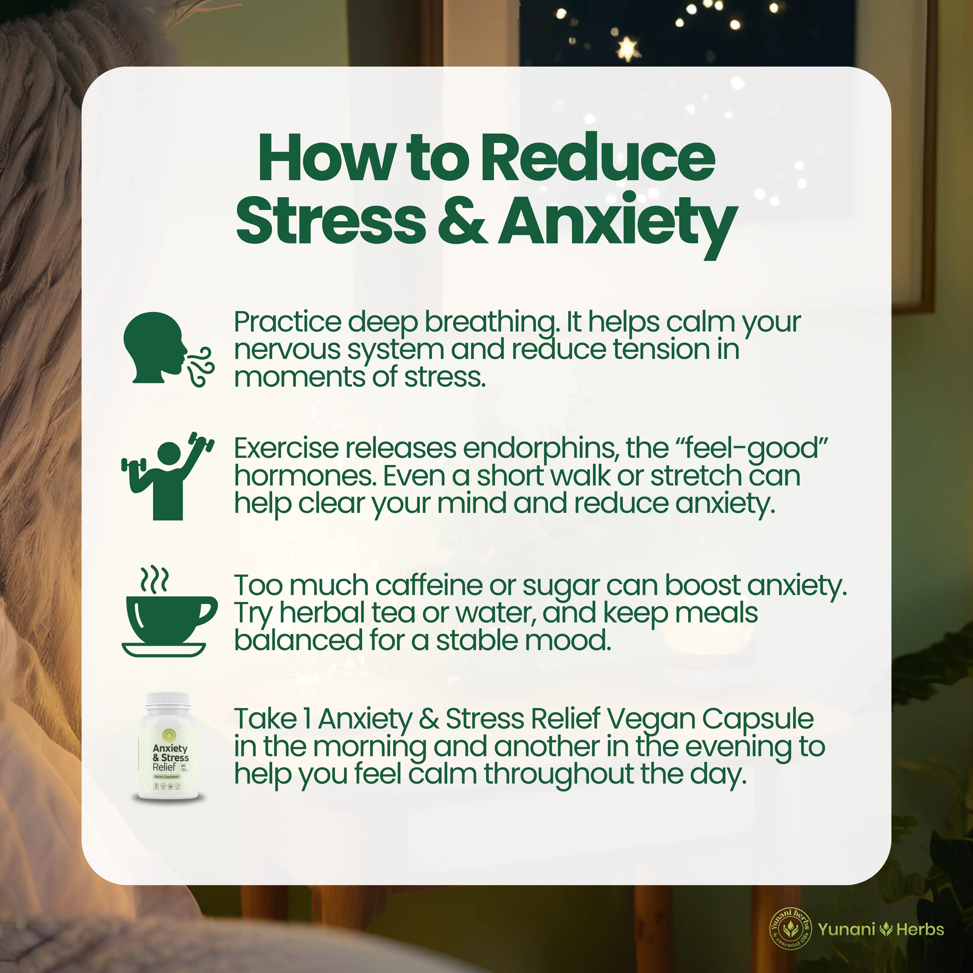 Yunani Herbs - Anxiety & Stress Relief