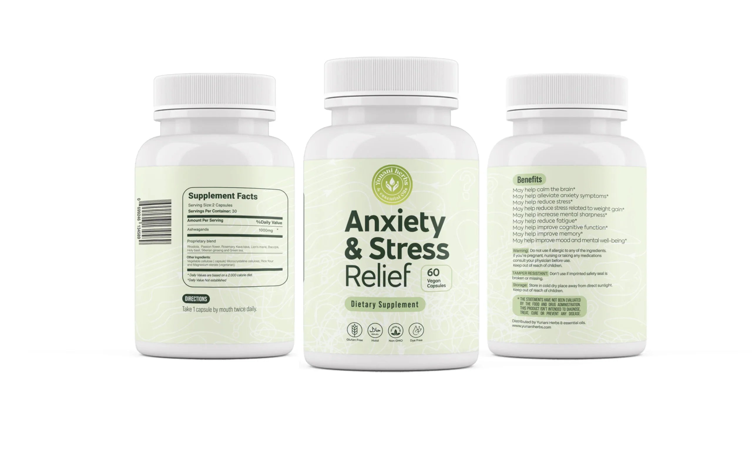 Yunani Herbs - Anxiety & Stress Relief