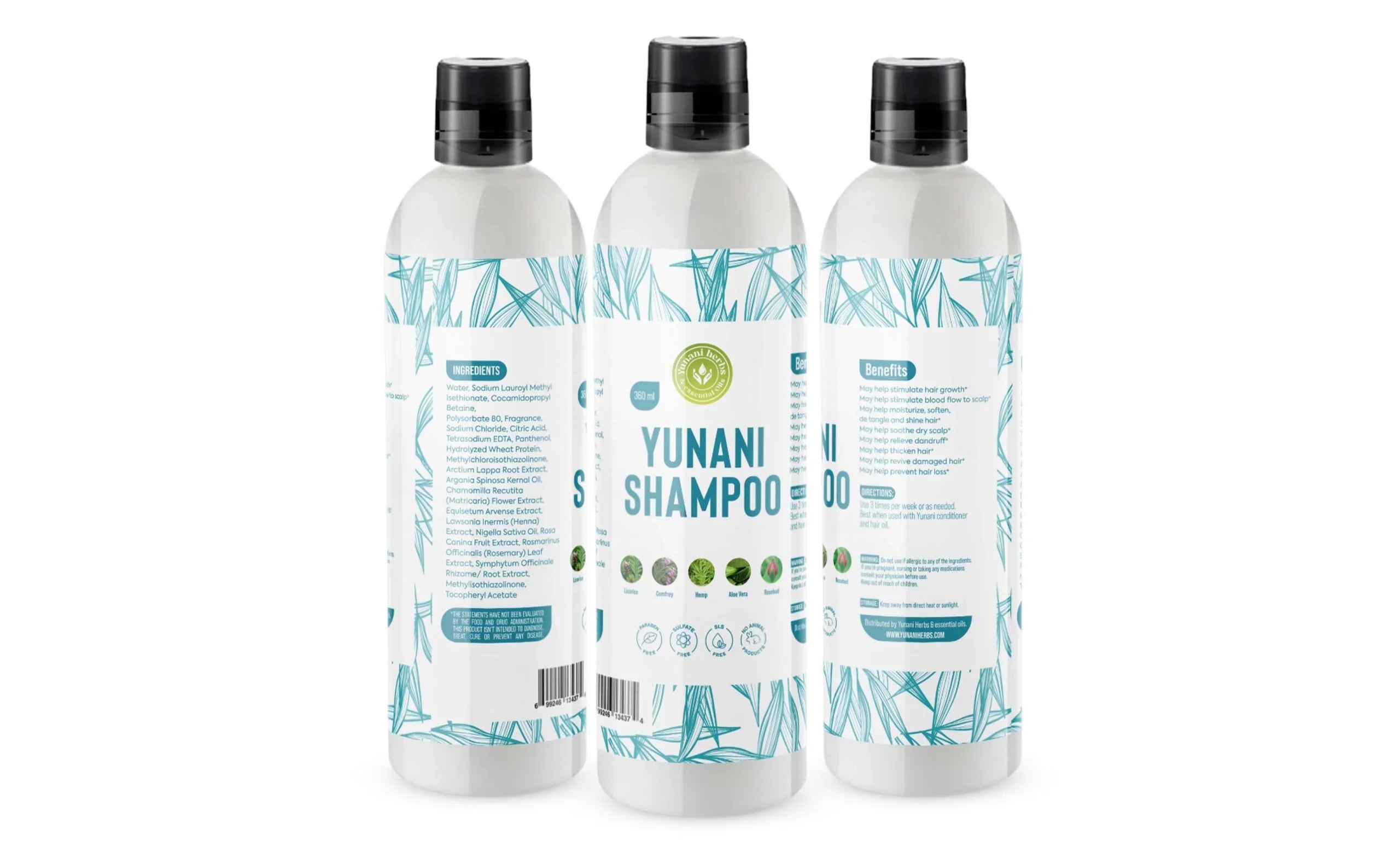 Yunani Shampoo Complete Herbal Solution
