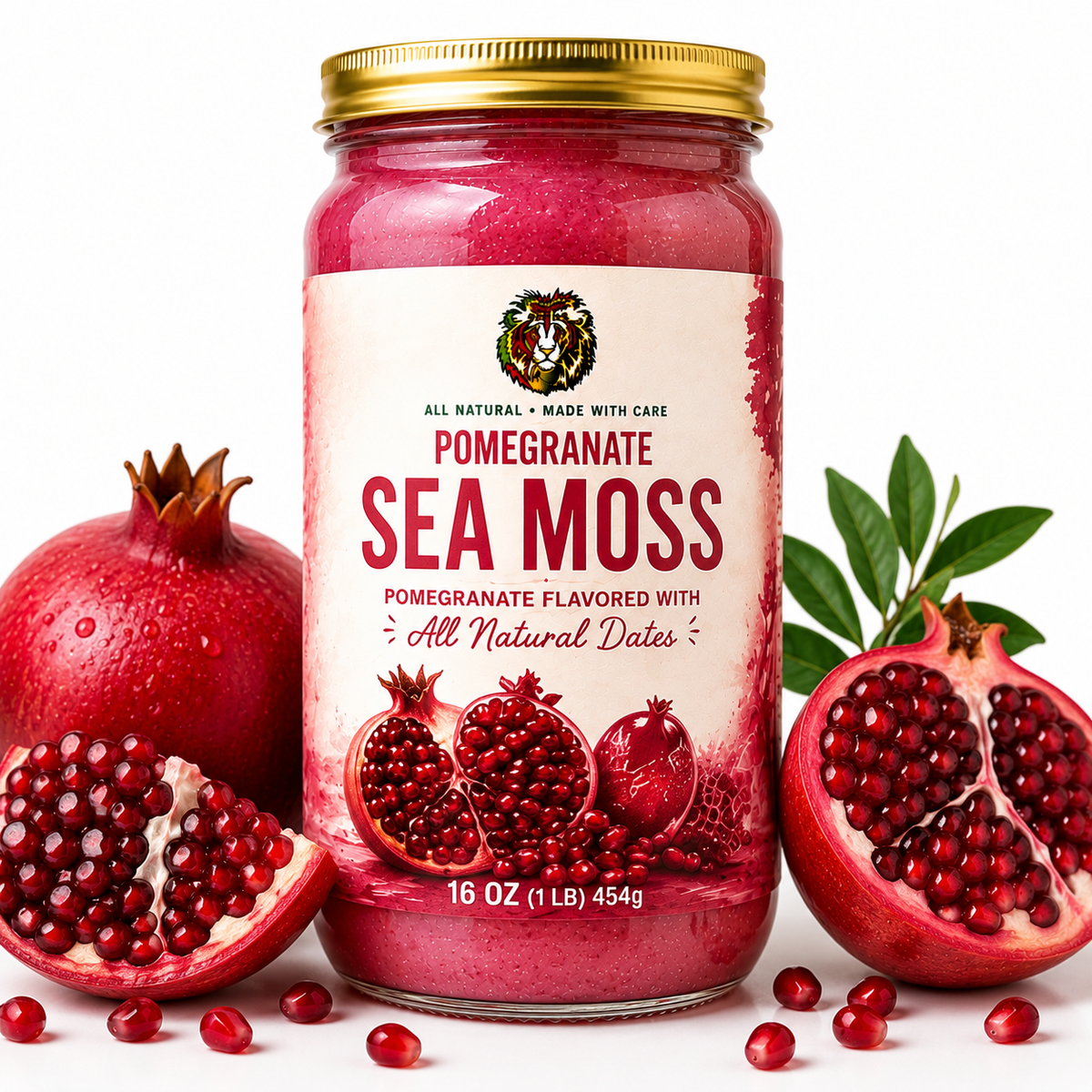 Sea Moss Gel - Pomegranate