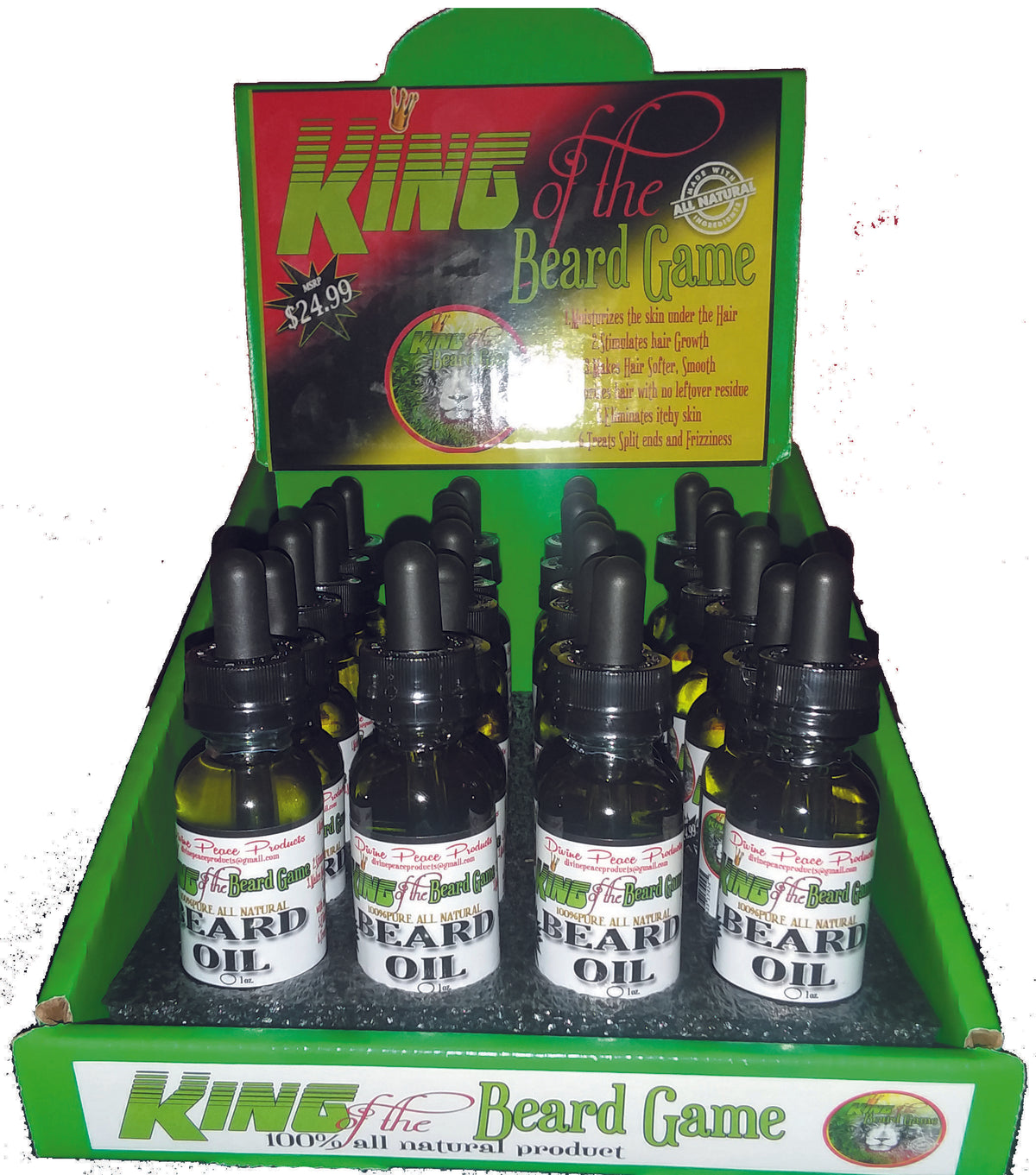 KING OF THE BEARD GAME  - 1 oz BEARD OIL