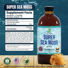 Super Sea Moss Bitter – Herbal Tonic – 16oz Bottle