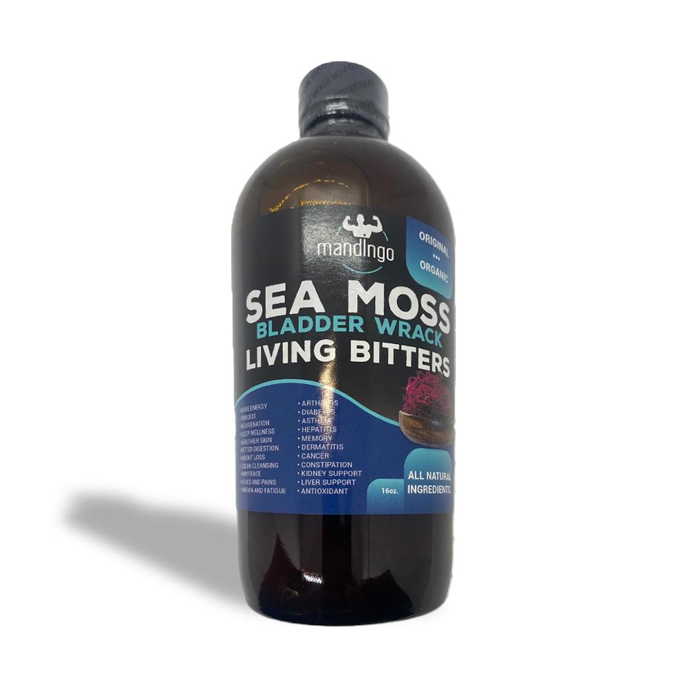 sea moss living bitters black and bobel