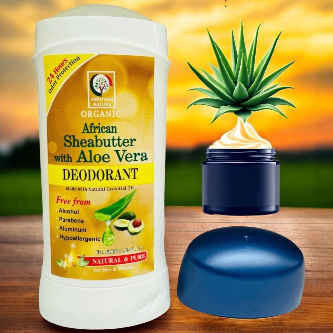 AFRICAN SHEA BUTTER WITH ALOE VERA DEODORANT